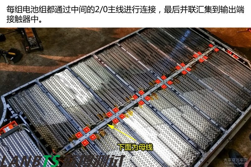 特斯拉電池板拆解：7000多節18650電池 密密麻麻